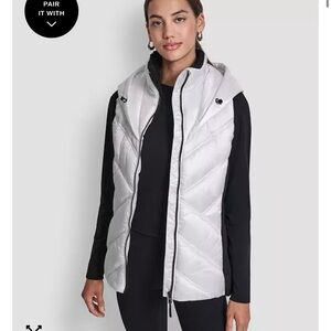 Donna Karan White Vest